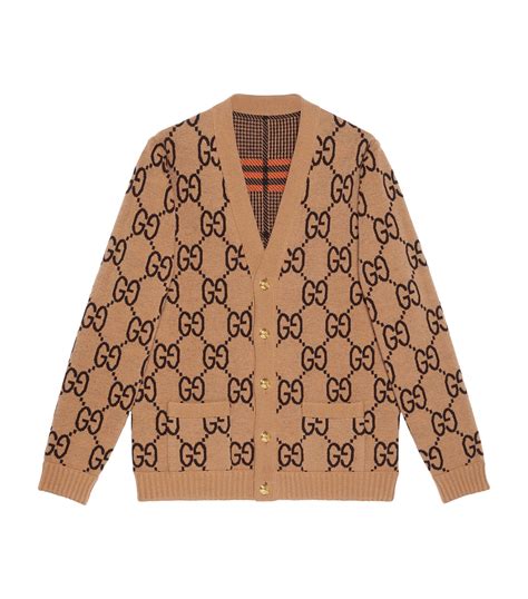 cardigan paperino gucci|gucci reversible cardigan.